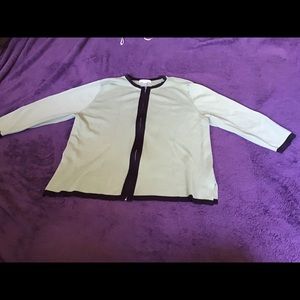 Dress barn zip up sweater